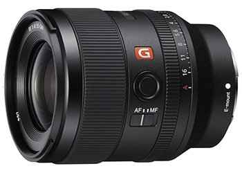 Sony FE 35mm f/1.4 GM Full-Frame G Master Lens